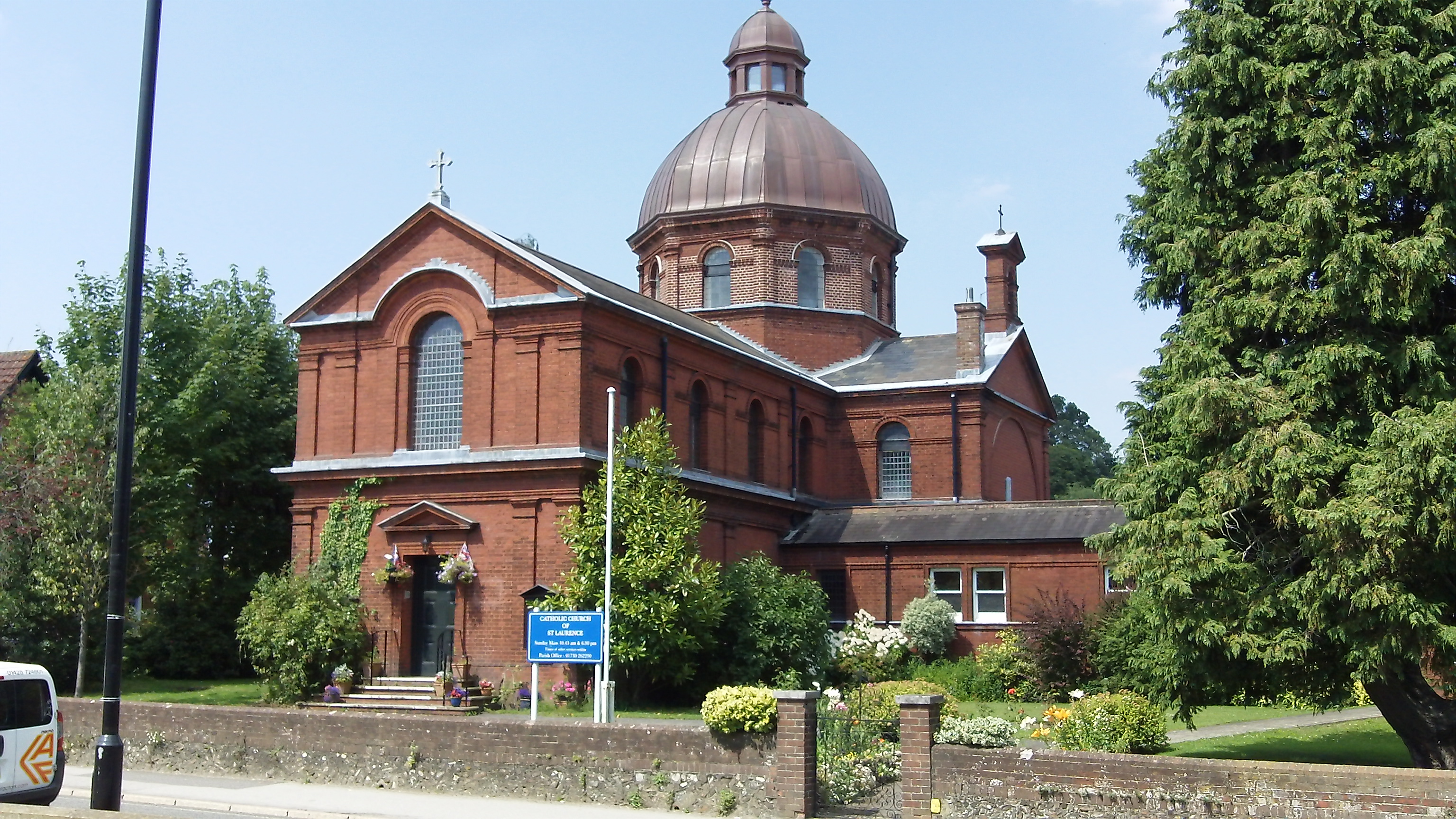 St Laurence from Station Road
